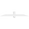 Ekena Millwork Eugene Architectural Grade PVC Gable Bracket, 60"W x 10"H x 2"D x 4"F, 4/12 Pitch GBP060X10X0204EUG00 - alternate 3